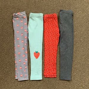Lot of girls leggings size 4T